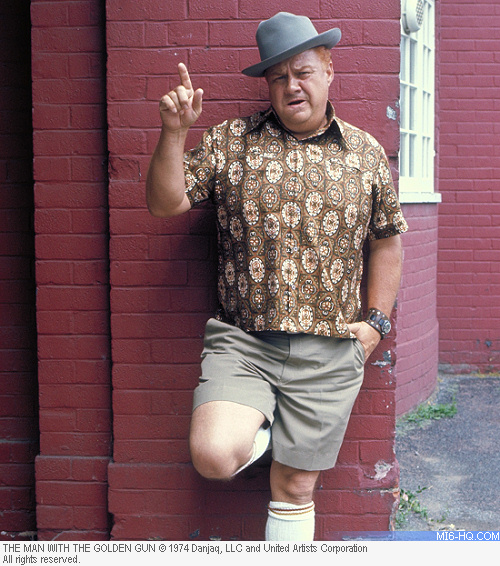 Clifton James as Sheriff J.W. Pepper in The Man With The Golden Gun